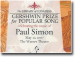 Paul Simon - Gershwin Prize - 2007